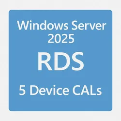 Microsoft Windows Server 2025 Remote Desktop Services - Lizenz - 5 Geräte-CALs