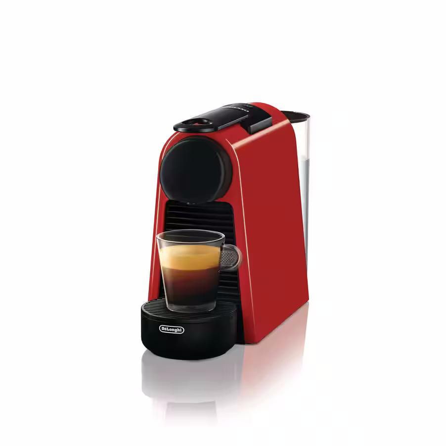 Nespresso Kaffeekapselmaschine DeLonghi Essenza Mini EN85.R Rot