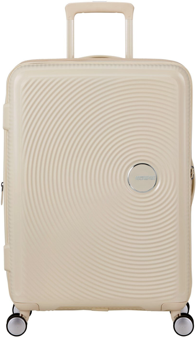 American Tourister Soundbox 67cm 4-Wheel Expandable Suitcase - Coconut Sand