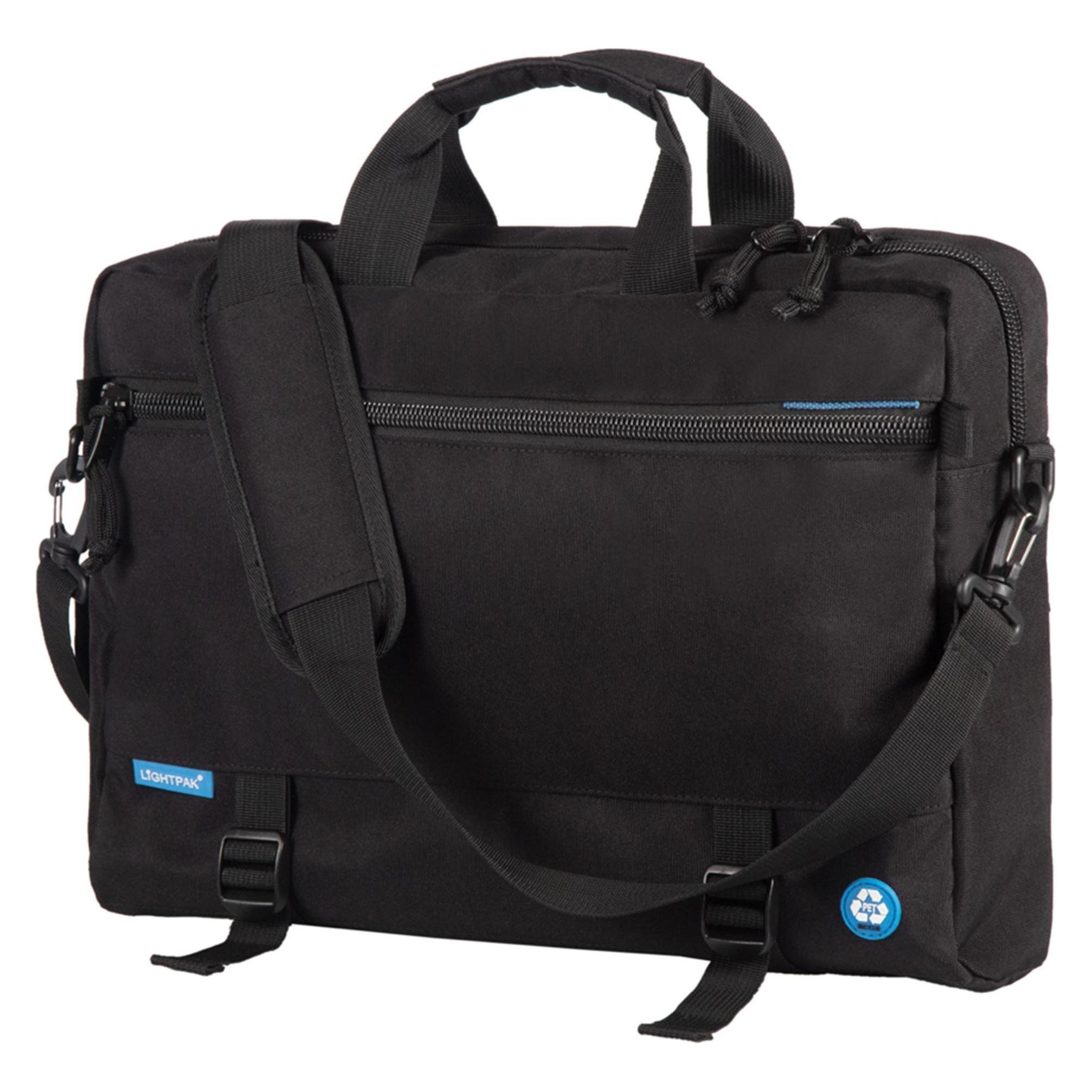 Lightpak Laptoptasche 7,60cm (3") 1 RPET Kunstfaser schwarz (11 l) (46201)
