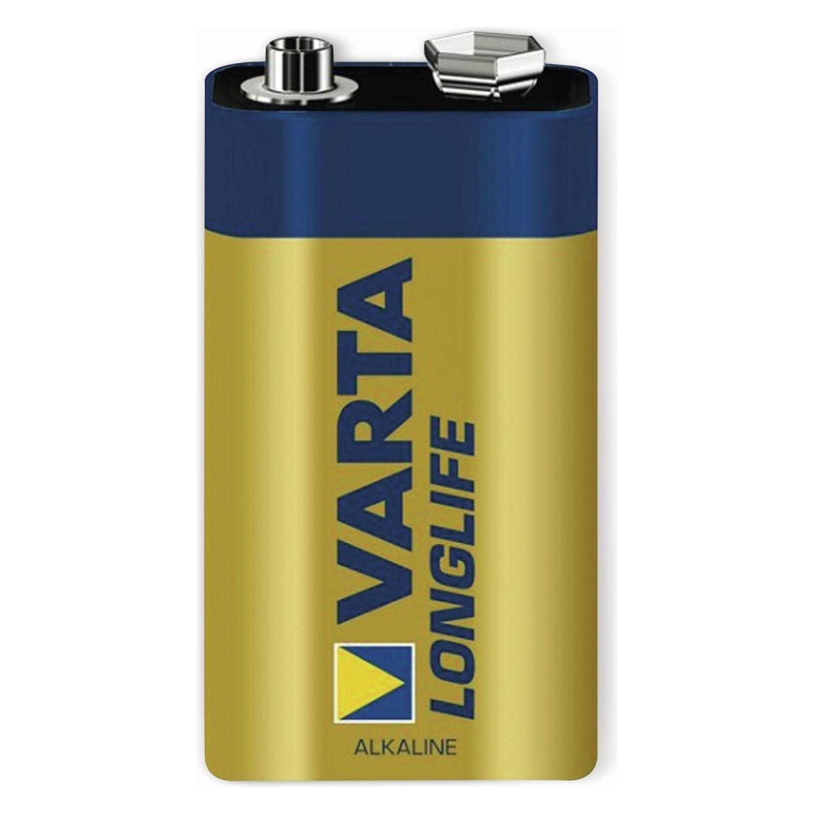 Varta Longlife (1 Stk., 9V Block, 565 mAh) (04122101111)