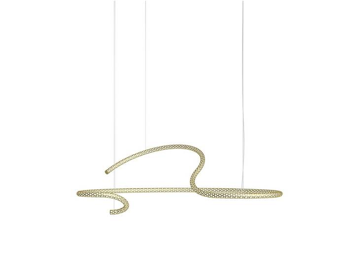 ROTALIANA lampe à suspension SQUIGGLE H5 (Or, 2700K - Aluminium)