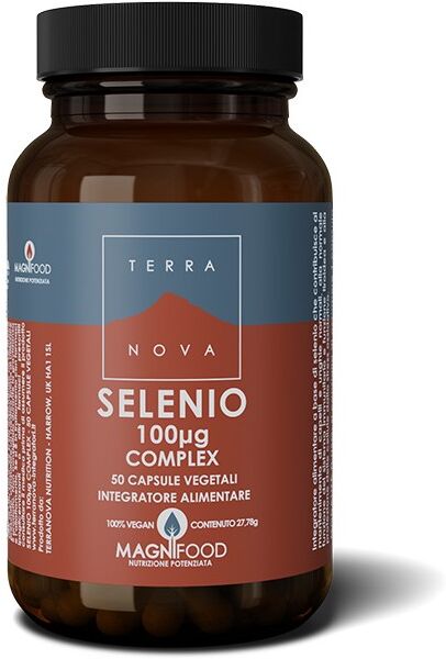 FORLIVE Srl Terranova Selenio 100mg - Integratore alimentare - 50 Capsule Vegetali