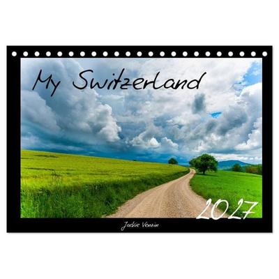 My Switzerland (Tischkalender 2027 DIN A5 quer), CALVENDO Monatskalender