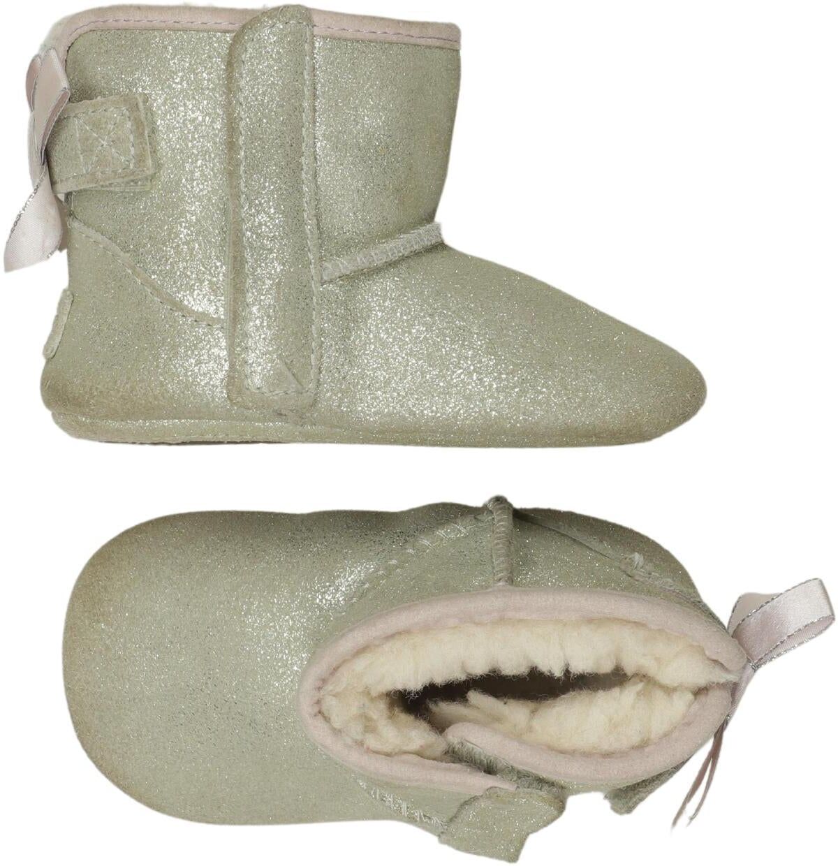 UGG Mädchen Kinderschuh, Silber, Gr. EU 20, Leder - Second Hand
