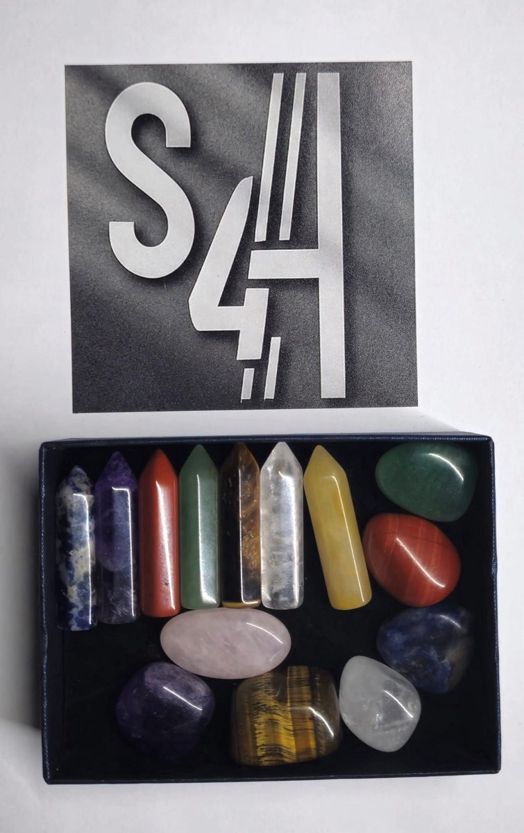 S4H Chakra Giftbox met edelstenen in cadeauverpakking