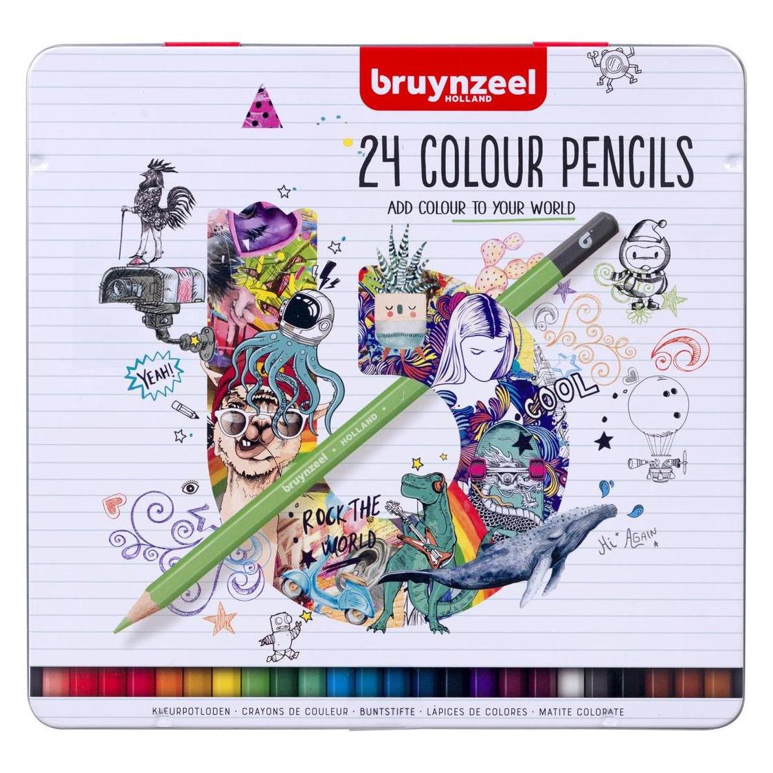 Bruynzeel Buntstifte Dose, 24 Farben (24x) (57456649)