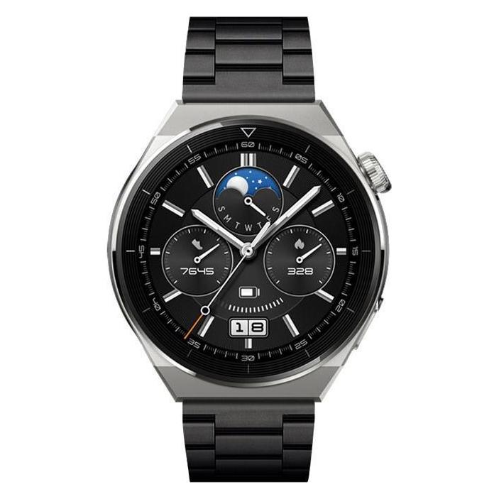 Forcell Strap F-DESIGN FS06 strap for Samsung Watch 22 mm black (22 mm, Edelstahl) (48673201)