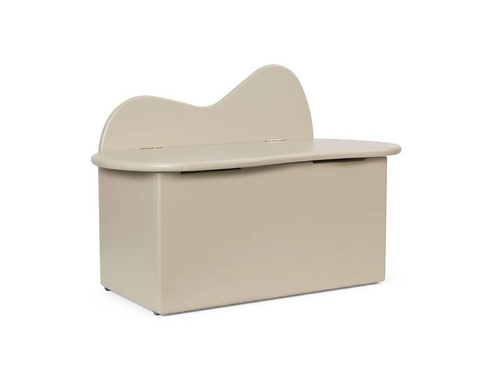 Ferm Living - Slope Kinder Aufbewahrungsbank, cashmere