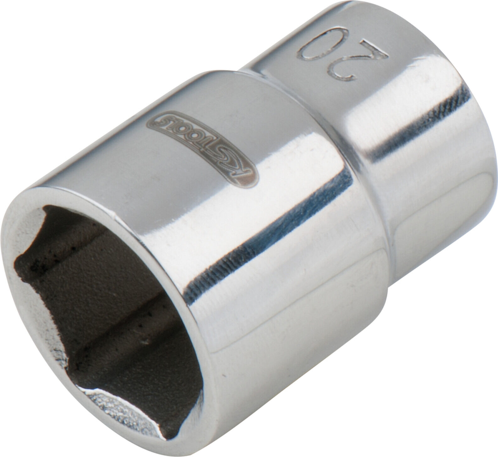 KS Tools EDELSTAHL 1/2" 6kant-Stecknuss, 16mm (964.1216)