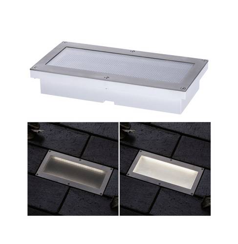 Paulmann 94337 Bodeneinbauleuchte LED fest eingebaut LED 5W Aluminium, Grau