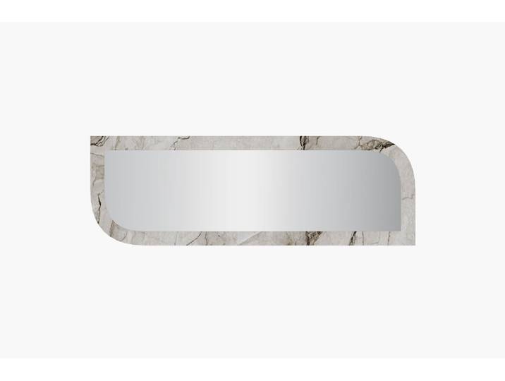Miroir en bois Arni - 120 x 40 cm - Beige