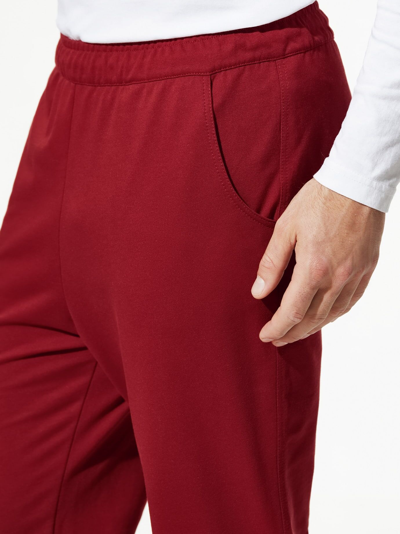 Walbusch Freizeithose Ultraleicht, normale Größen#untersetzte Größen, Farbe Rot, 26, hautsympathisch ultraleicht Herren