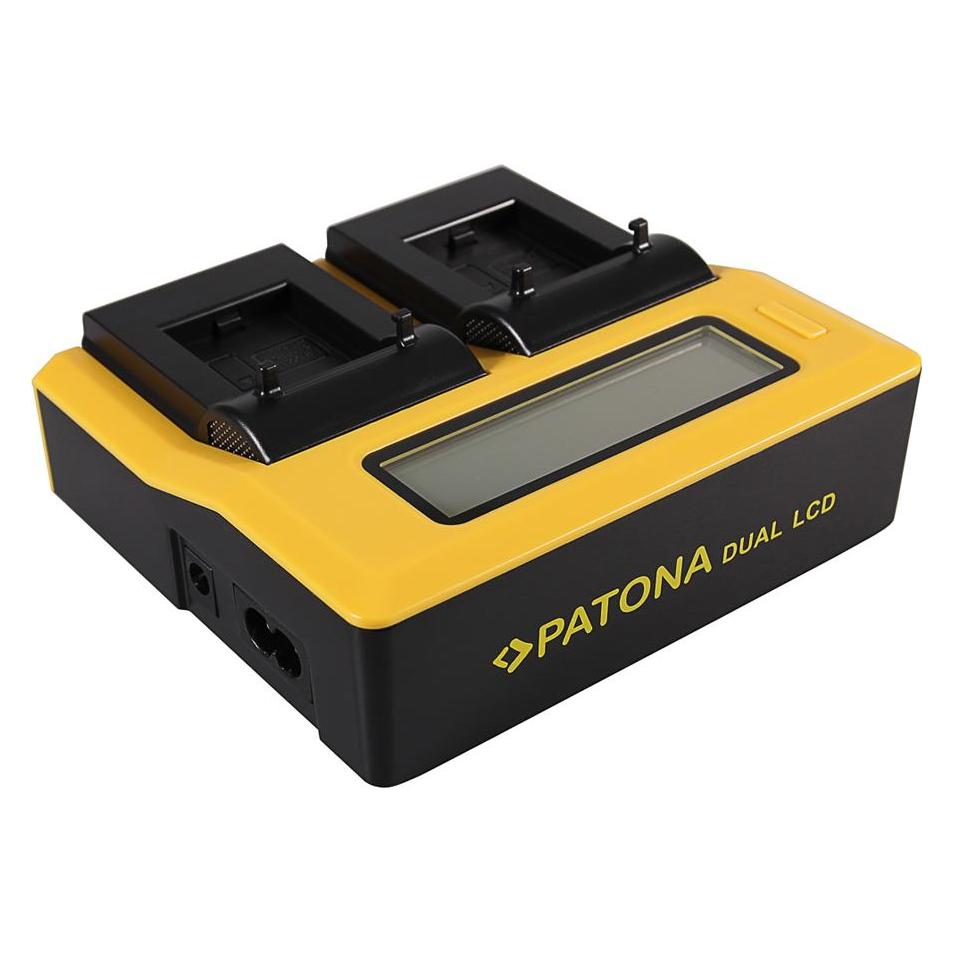 Patona Dual LCD USB Ladegerät f. GoPro AHDBT-301 AHDBT-302 Hero 3 Hero 3+ (34682367)