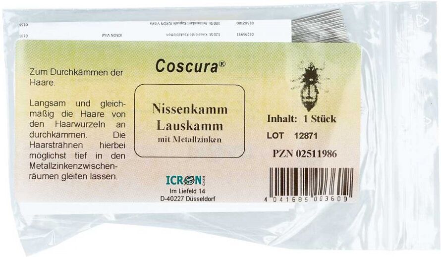 Nissenkamm Lauskamm Coscura 1stk