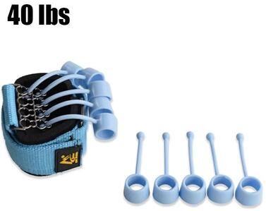 Inspired Finds FlexPro Finger Strengthener And Hand Rehabilitation Exerciser With Adjustable 20 To 75 Lb Resistance 40 Lbs