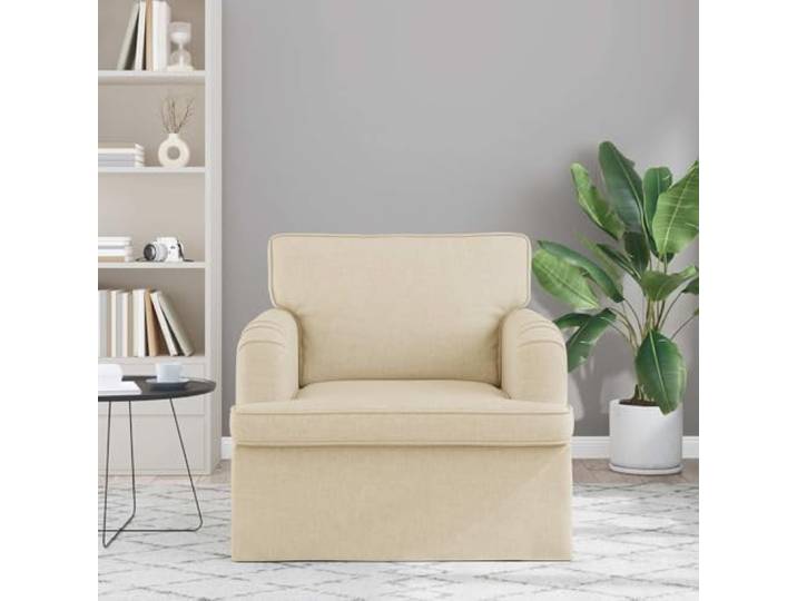 KTHLBRH Sofa creme 84 x 80 x 85 cm Stoff Modernes Design, ergonomische Struktur, modularer Abschnitt, atmungsaktives Material