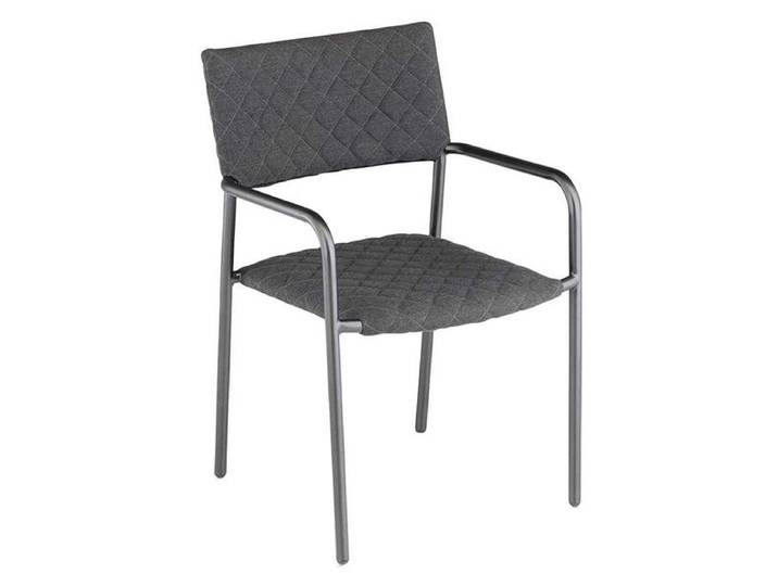 Kettler Benito Stapelsessel Aluminium/Sunbrella Dunkelgrau