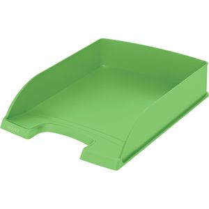 Leitz Briefablage 5227-50-50, recycle, A4, grün, stapelbar, Recycling-Kunststoff
