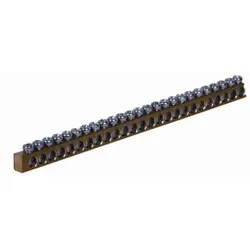Pollmann 2020537 Klemmschiene 9 x 6,5 x 1000 mm 9X6,5X1000MM  - 20 Stück