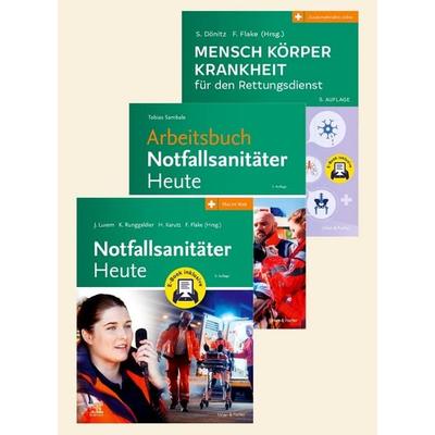 Notfallsanitäter Lernpaket + Arbeitsbuch 2.A., Gebundene Ausgabe von Tobias Sambale, Urban & Fischer in Elsevier, 978-3-437-48297-7