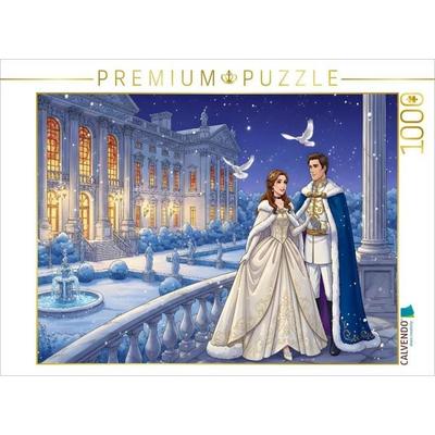CALVENDO Puzzle Glücklich vereint im königlichen Schloss | 1000 Teile Lege-Größe 64 × 48 cm Foto-Puzzle für glückliche Stunden