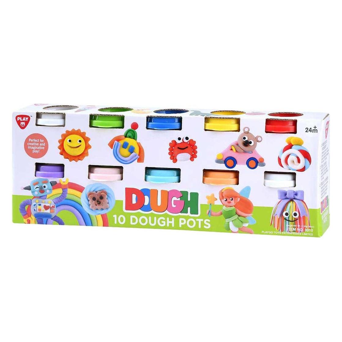 PlayGo Knete-Set, 10 Farben - 10 x 113 g (65836838)