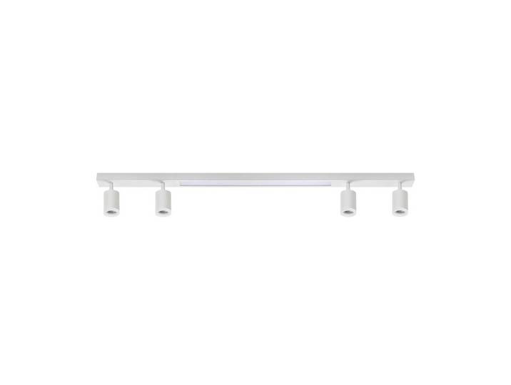Nettlife Deckenleuchte Boden 4-flammig 110/5/15 cm, Weiß, Kunststoff, LED integrated, 5x15x110 cm, Lampen & Leuchten, Innenbeleuchtung, Deckenleuchten, Deckenleuchten