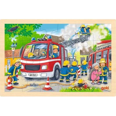 Einlegepuzzle Feuerwehreinsatz