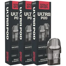 Totally Wicked ULTRA Pod Nachfüllbar 0.8ohm 2er Pack, 3er Pack