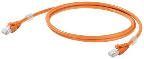 Weidmüller 2563810050 RJ45 Patchkabel CAT 6a S/FTP 5.00m Orange 1St.