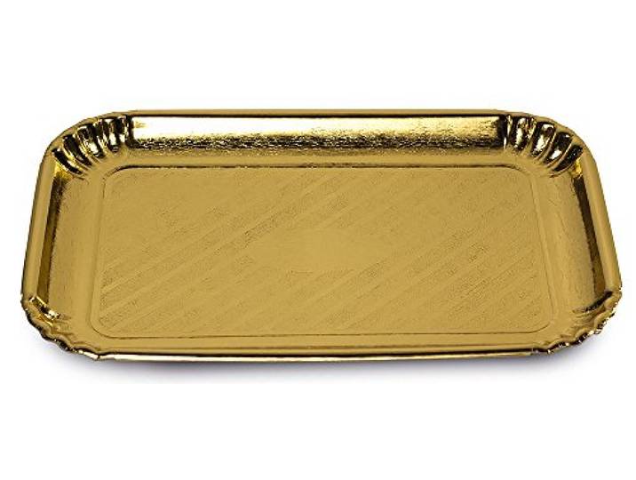 Guardini Easy Bake dienblad, karton, goud, 33 x 43 cm, 2 stuks