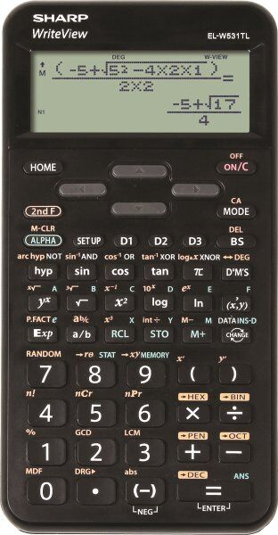 Sharp Scientific El-W531tl Lommeregner, Sort