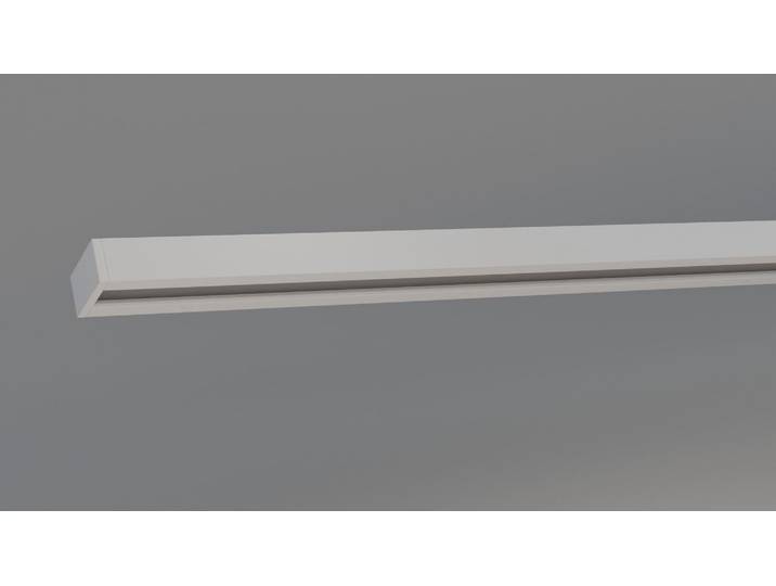 Schienensystem INDEKO Objektschiene , weiß, L:360cm, Aluminium, Kunststoff, Gardinenstangen, Schienensystem, Innenlauf Gardinenschiene, Set inkl. Gleitern & Montagematerial
