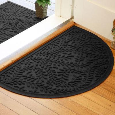Bungalow Dba Matterly Boxwood Slice Mat 39 x 24, 39 x 24, Charcoal