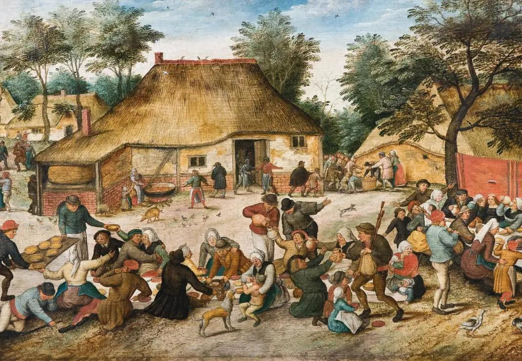 Grafika Puzzel Brugghel Het Huwelijksmaal 1568 1000 stukjes