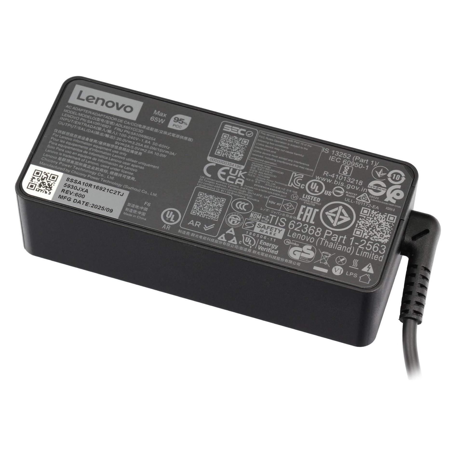 Lenovo Ac adapter (65 W) (5A10W86308)