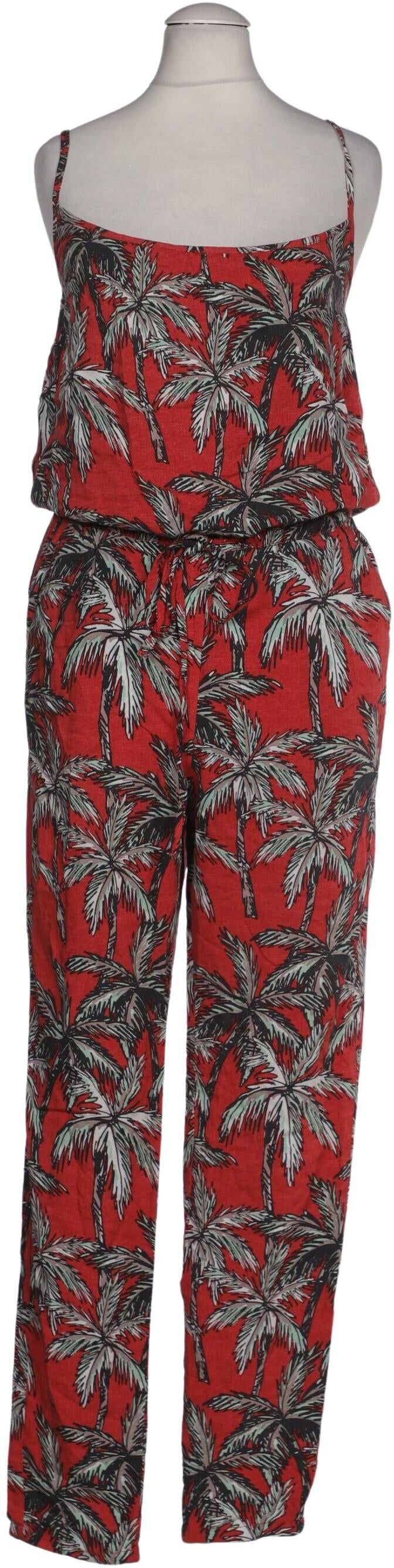 Mango Damen Overall oder Jumpsuit, Rot, Gr. XS, Viskose - Second Hand