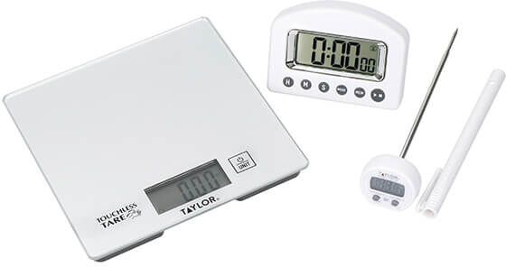 Taylor Pro Measuring Set Silver