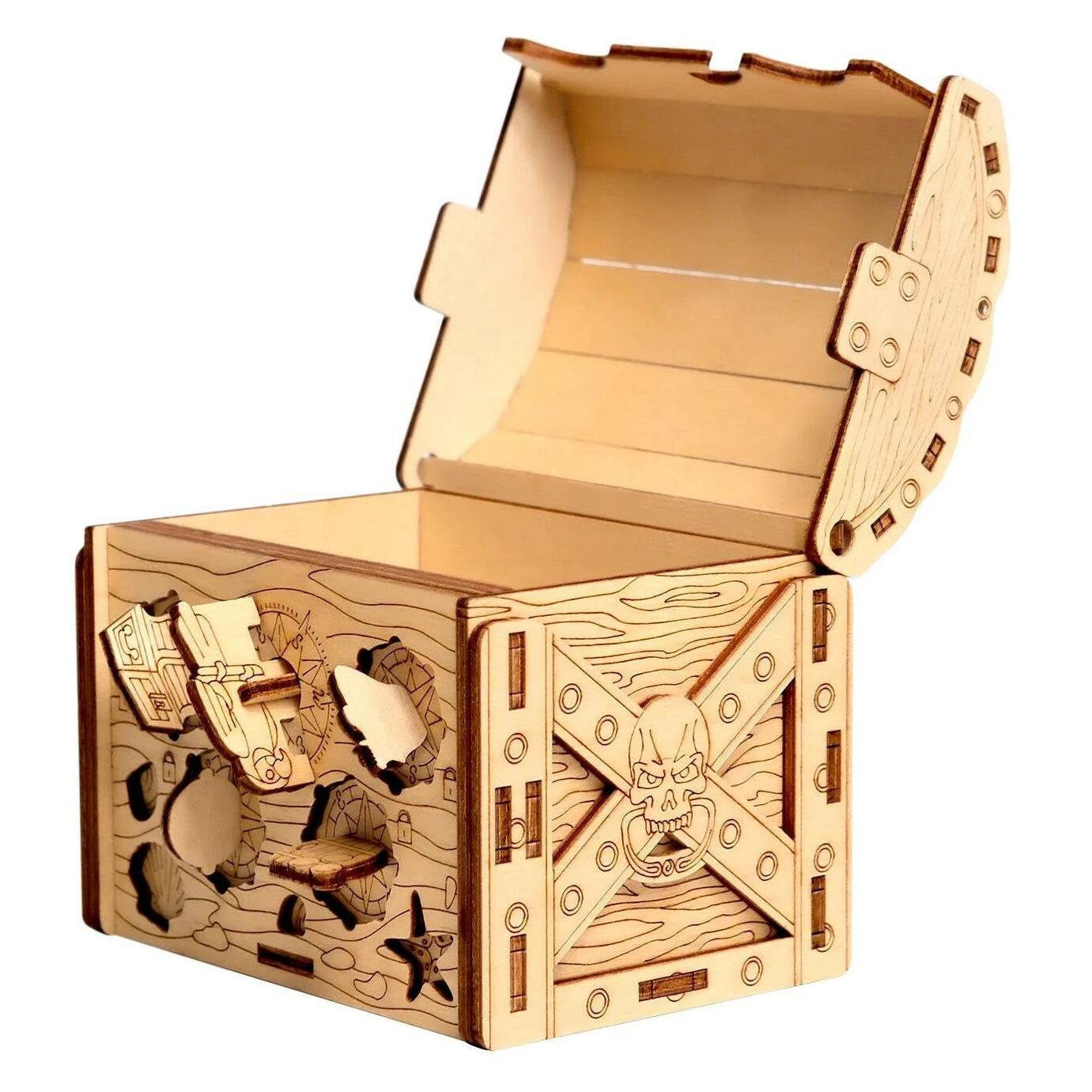 Escape Welt Secret Box "Piraten Schatzkiste" - Rätselbox (Deutsch, 1 - 2 Spieler) (EWPTCRT)