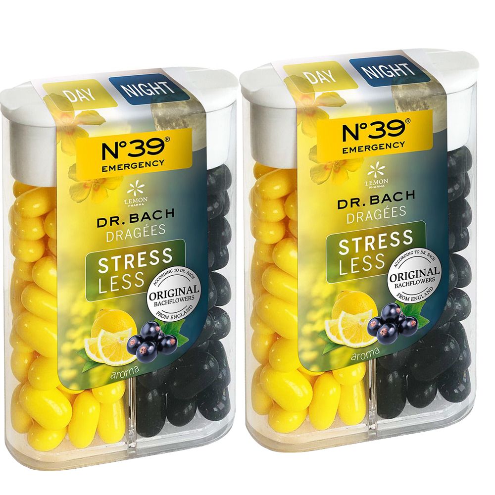 Bachblüten No.39 Emergency Tag+Nacht Dragees Doppelpack 2x44 g