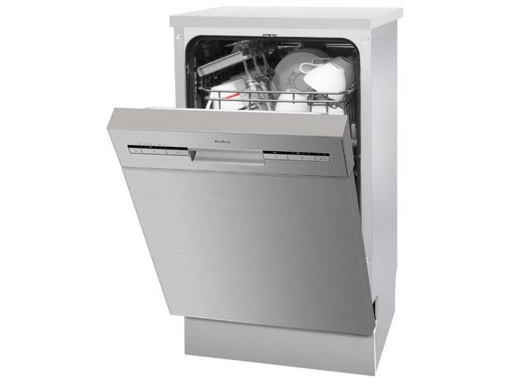 Amica Unterbaugeschirrspüler EGSPU 500 911 E, 9.00 l, 10 Maßgedecke, Aquastopp Sicherheitsschlauch, OpenDry-Tüöffnung, Edelstahlfront