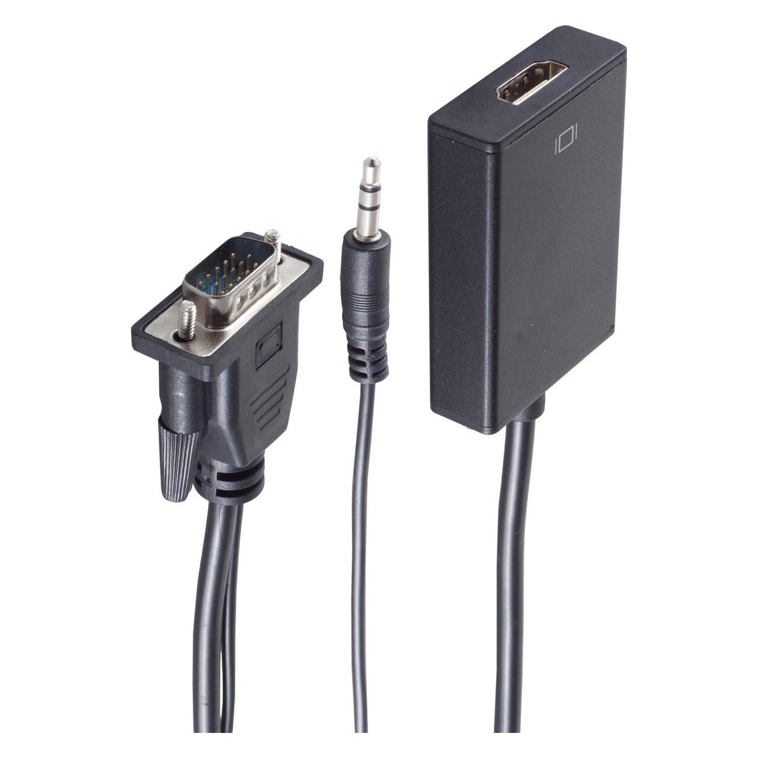 Shiverpeaks SHVP BS10-01006 VGA Adapter Stecker auf HDMI Buchse (BS10-01006)