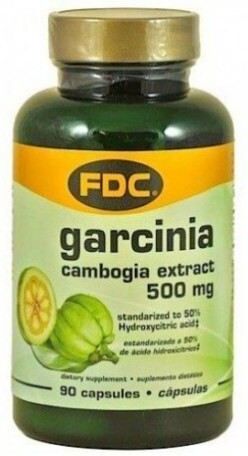 FDC Garcinia Cambodia 500 mg 120 Capsules