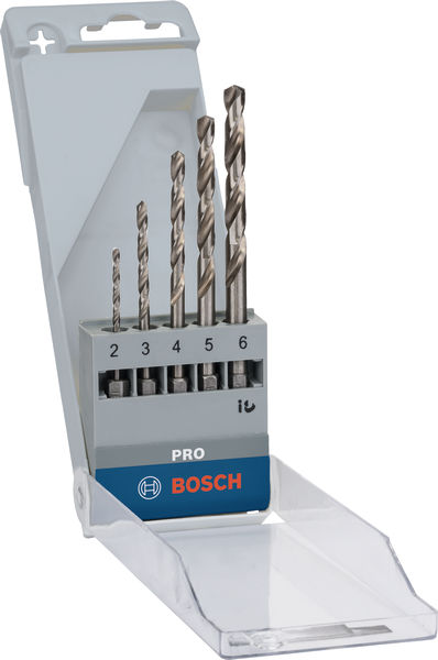 Bosch PRO Metal HSS-G Hex Spiralbohrer-Set, 5-tlg. 2608595517