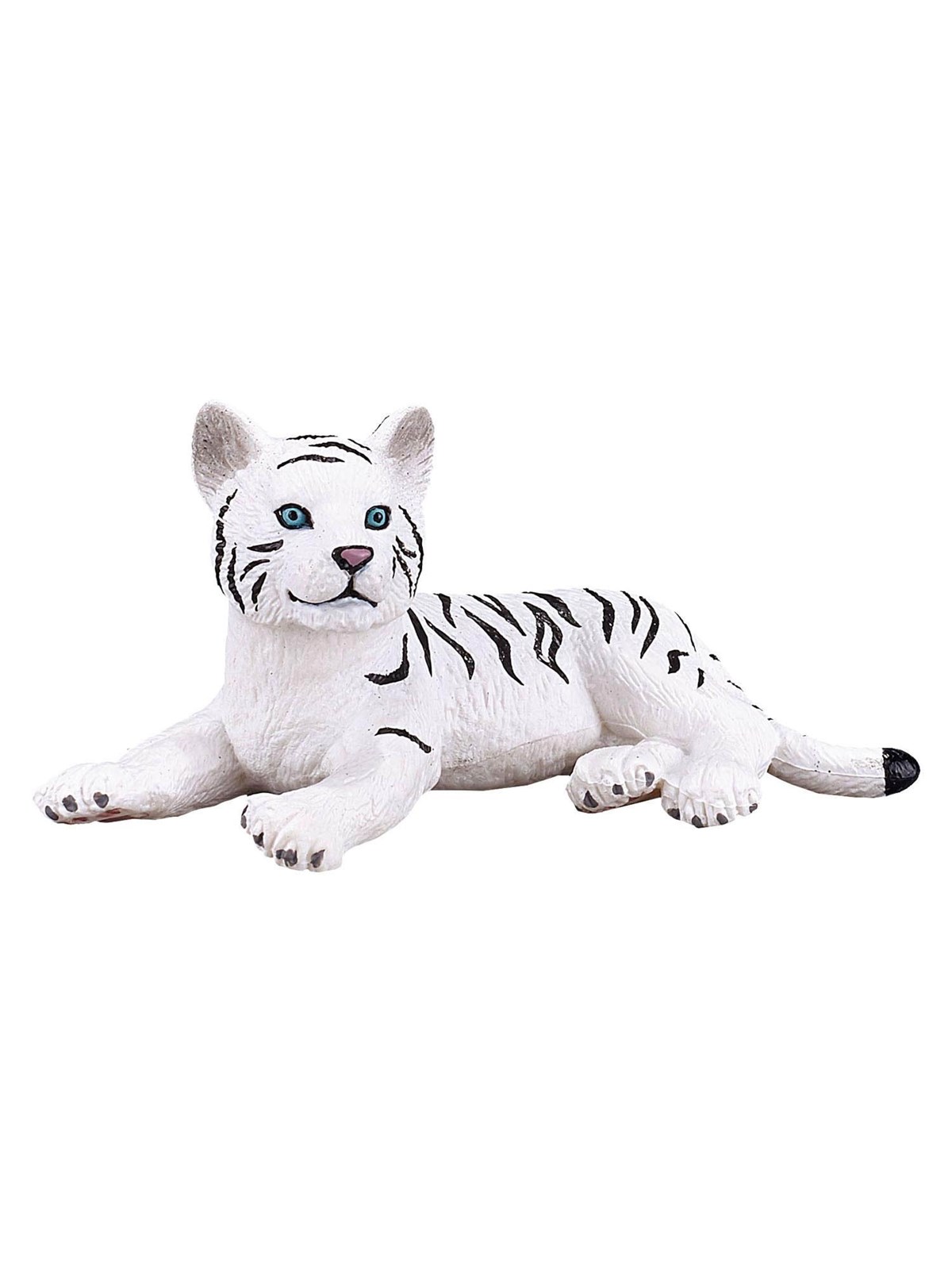 Mojo - Wildlife White Tiger Cub Lying