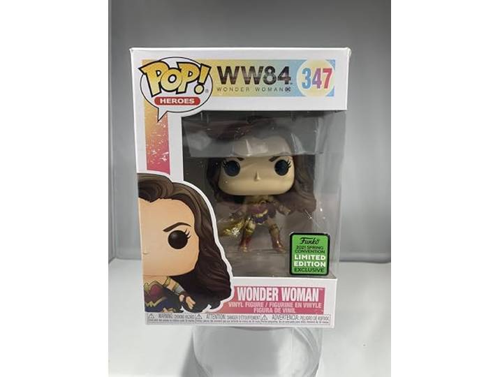 POP! Wonder Woman 1984 - Wonder Woman met Tiara Boomerang Vinyl Figuur (2021 Spring Convention Exclusive)