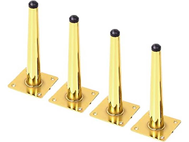 LSAfhDYG Möbelbeine aus Metall, rechtwinklige Möbel- und Tischbeine(25cm)