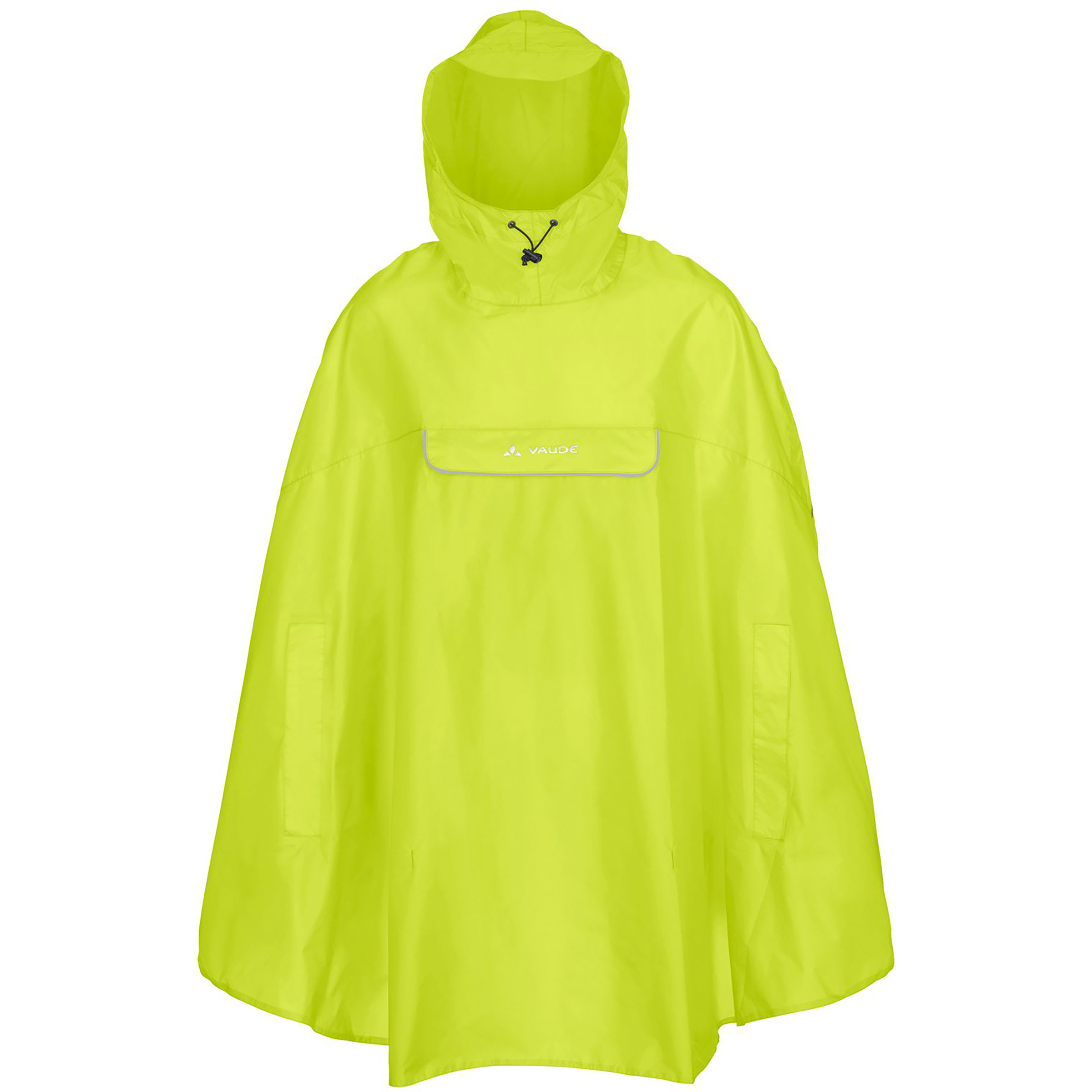 Vaude Valdipino Poncho Regenjacke gelb Größe XXL Trekking Winddicht Wasserabweisend