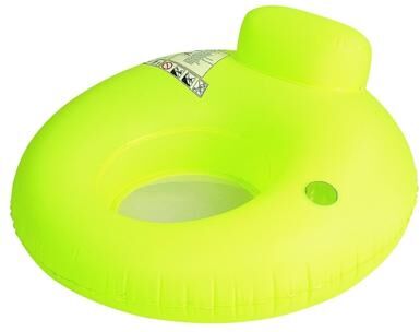 Pool Central "48"" Neon Yellow Water Sofa Inflatable Swimming Pool Inner Tube Lounger Float"